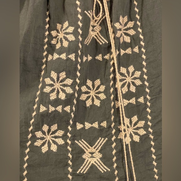 Bohemian World Market top made in India, O/S🩶 - Picture 3 of 11